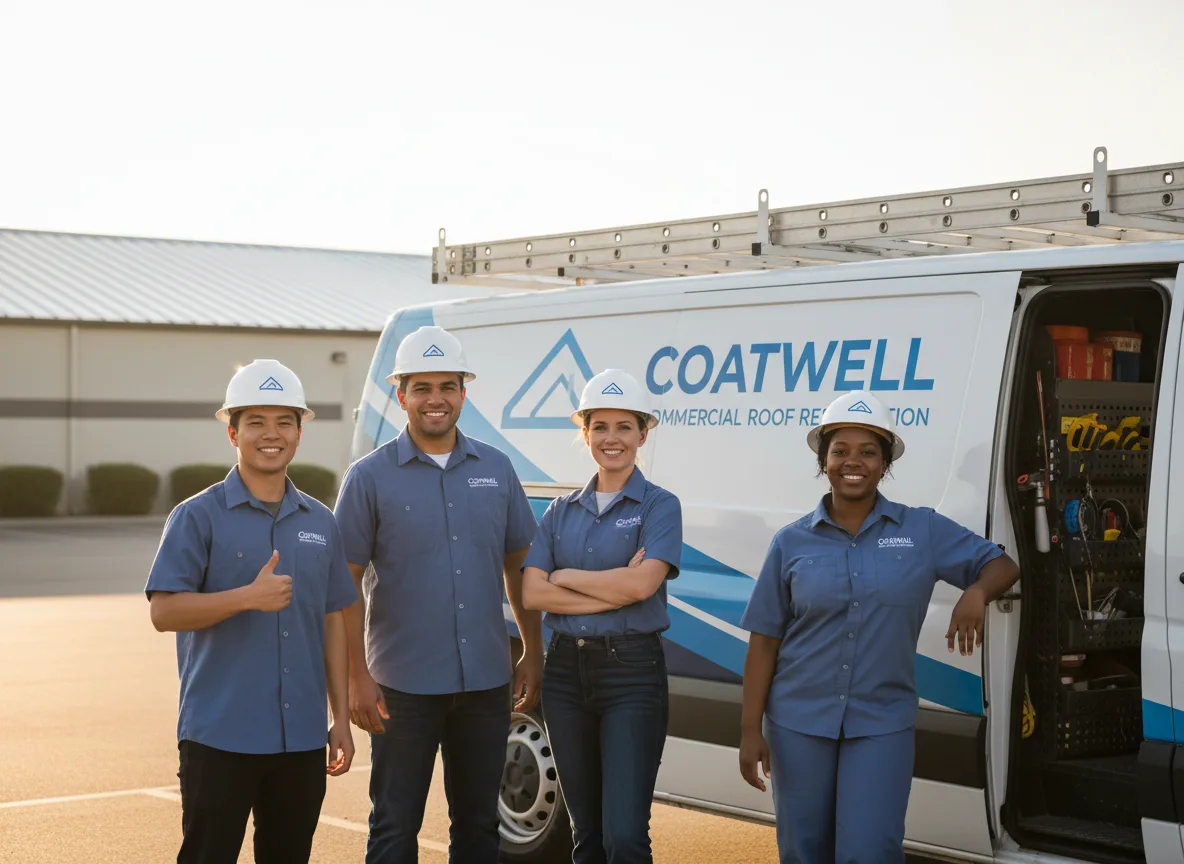 Commercial roof coating company in Rankin, IL